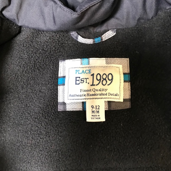 Child’s Place Boys Winter Jacket Sz 9-12 months - Picture 2 of 9